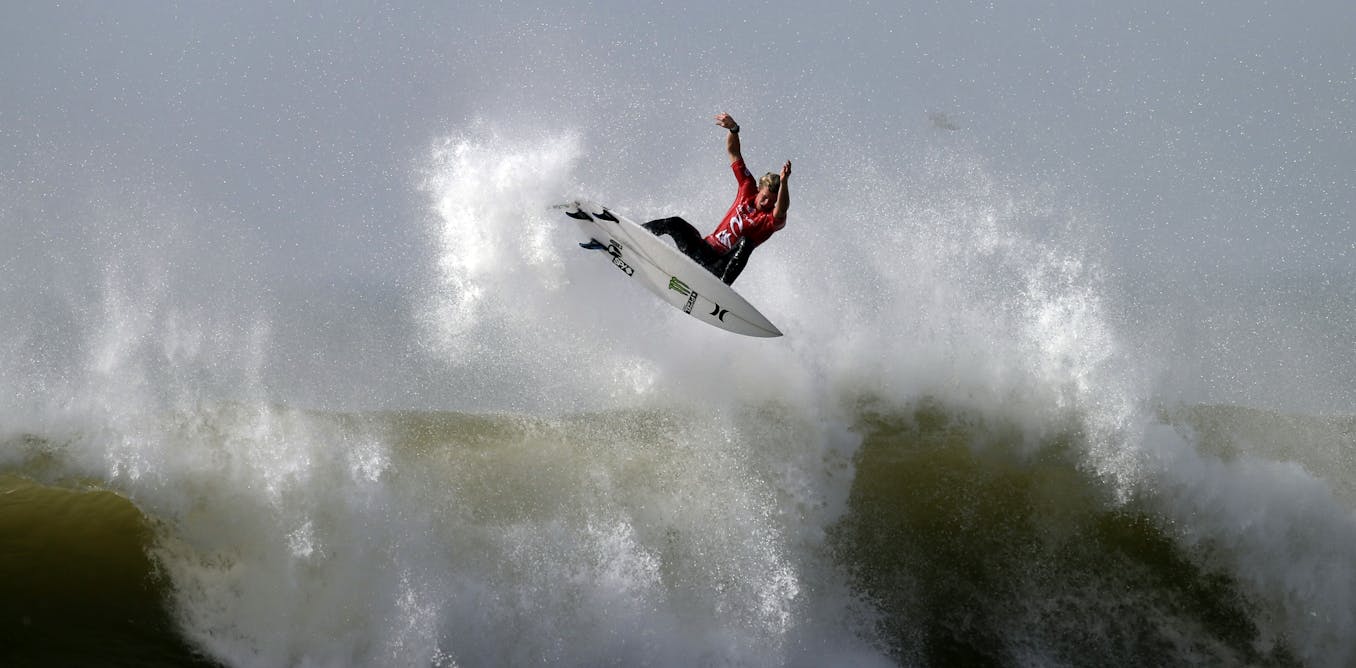 Surfing makes its Olympic debut – and the waves should be world-class thanks to wind, sand and a typhoon or two