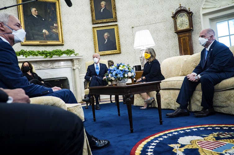 Meeting in the oval office