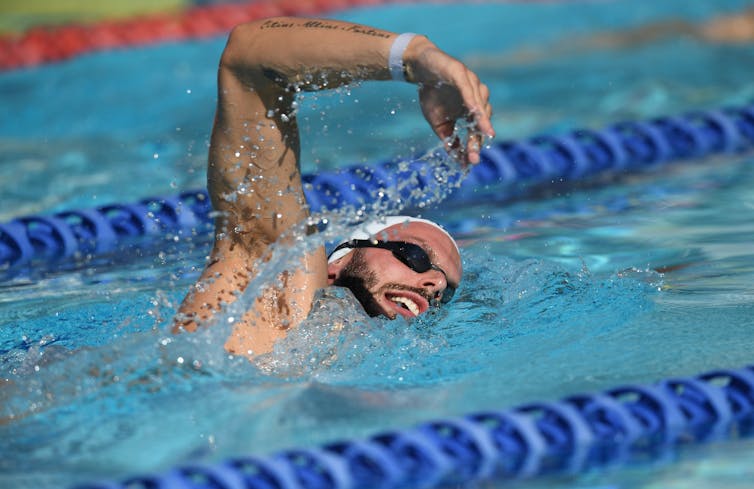 how staying submerged gives Olympians the winning edge