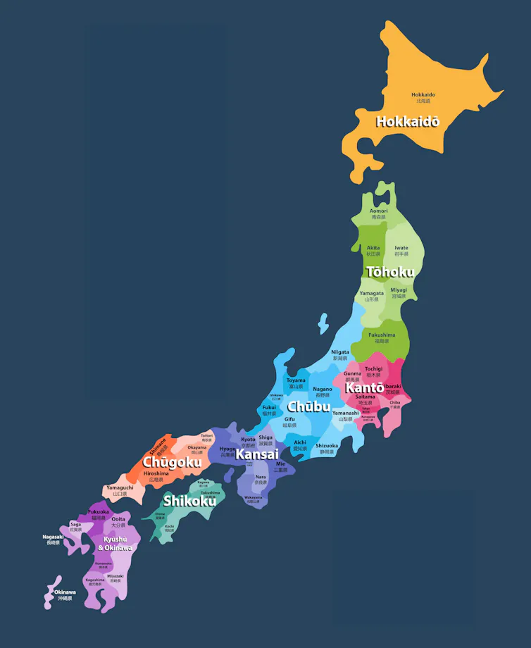Map of Japan