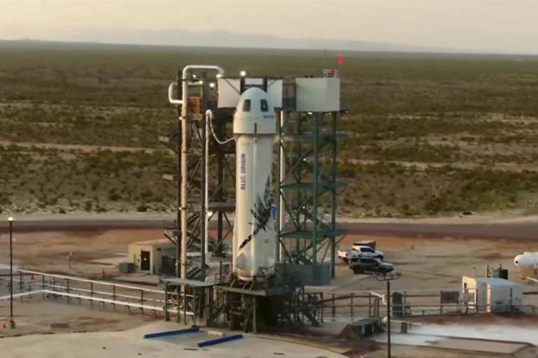Blue Origin on the launchpad