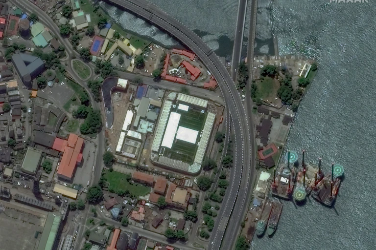Satellite image of some parts of Lagos