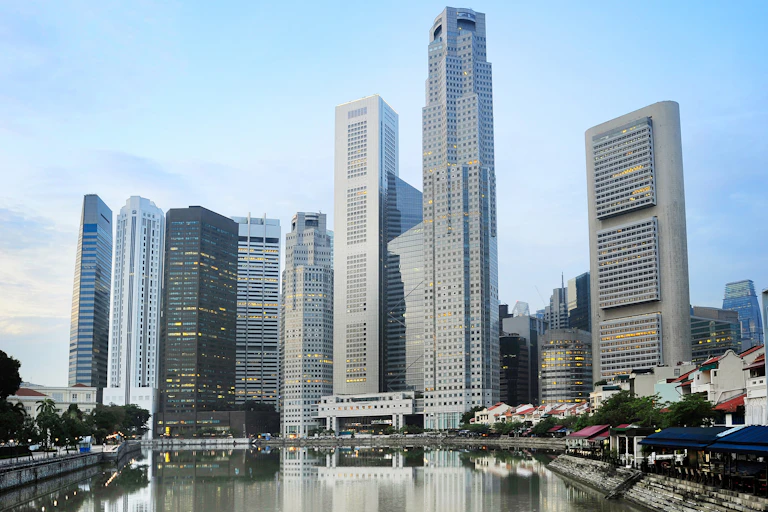 Singapore's downtown skyline