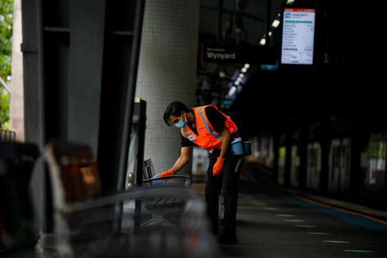 A public cleaner in NSW