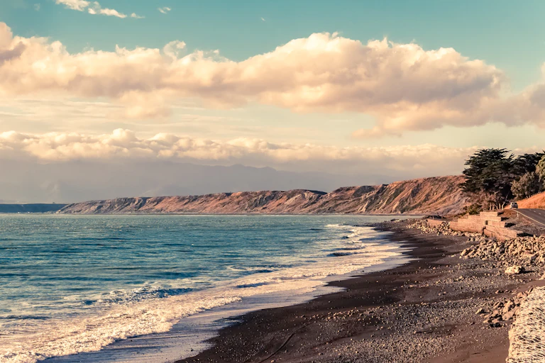 New Zealand coastline