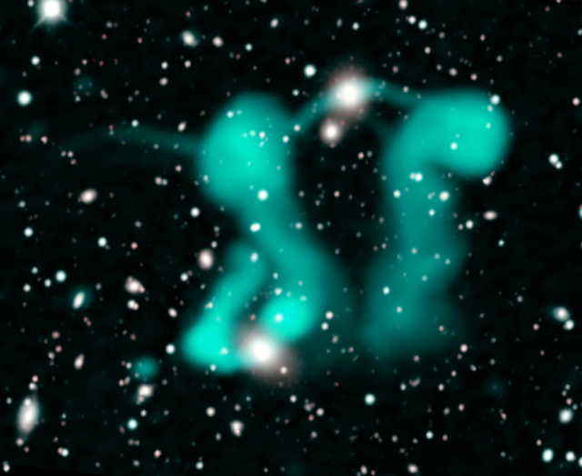 Image of the 'Dancing Ghost' galaxies
