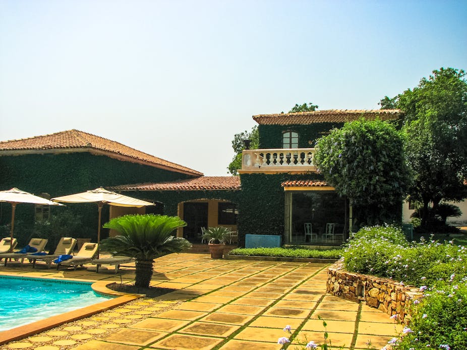 A luxury villa in Ghana