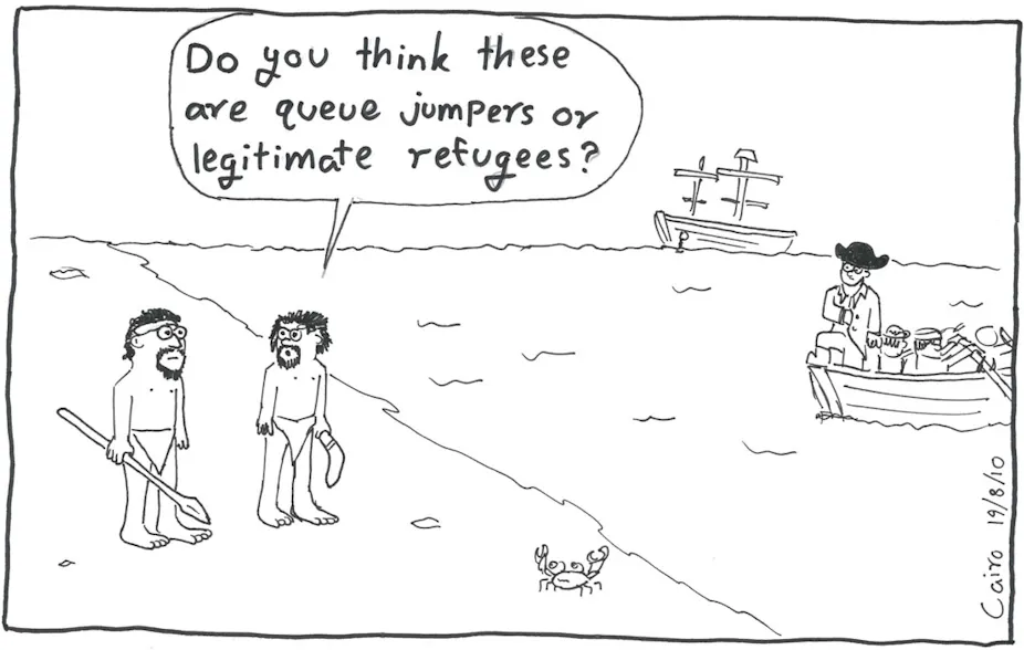 Racism of rigid legalism greets asylum seekers and their kind