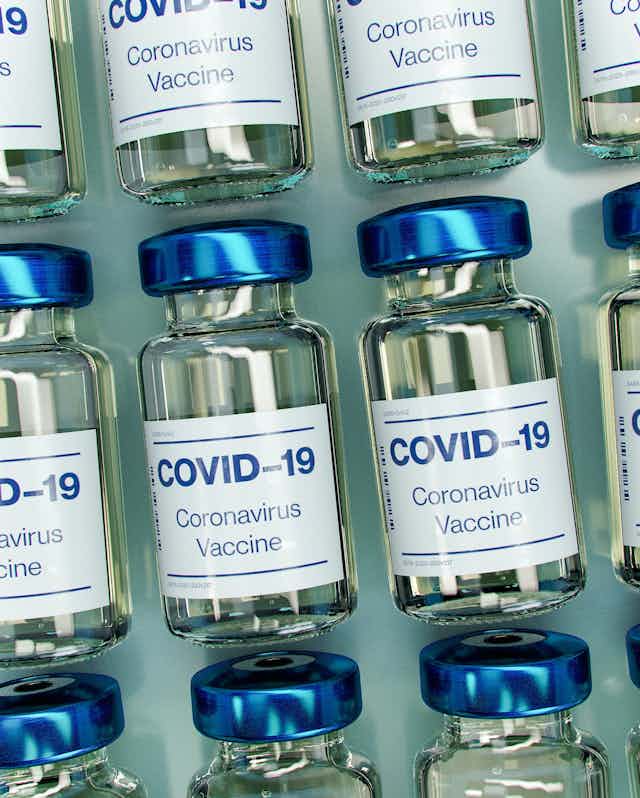 Viales de vacuna contra la covid-19
