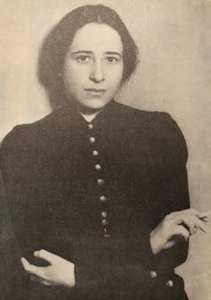 Hannah Arendt en 1933. Wikimedia Commons