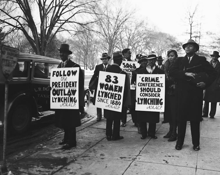 Protests against lynching in Washington, DC