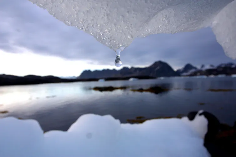 melting glacier