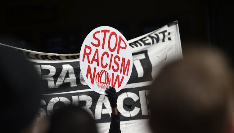 anti racism protest signs