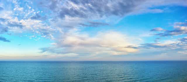 Panorama of the ocean
