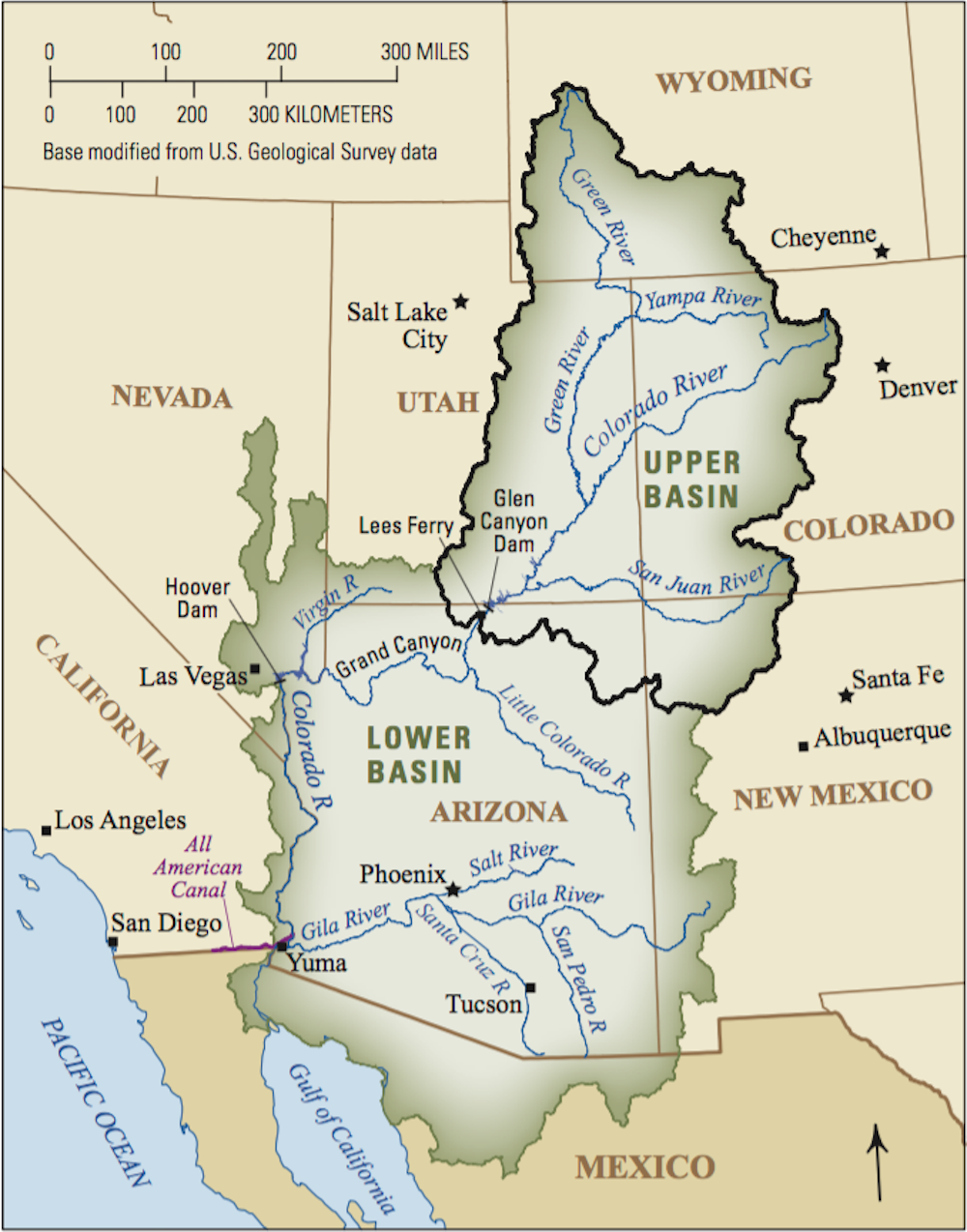 Colorado River Dams Map As Colorado River Basin States Confront Water Shortages, It's Time To Focus  On Reducing Demand