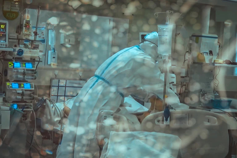 A hospital room
