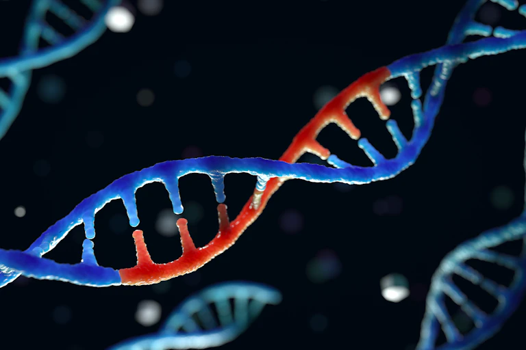 Genetic engineering and gene manipulation concept, 3d rendering