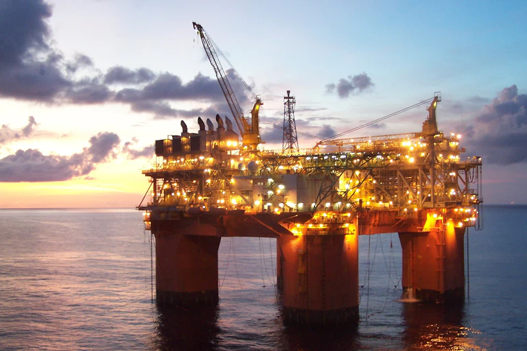 A BHP-operated offshore drilling rig.