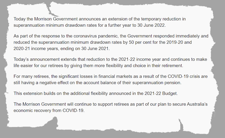 No longer a temporary COVID measure, the government's super changes will most help wealthy tax dodgers