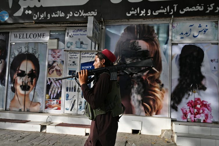 Un combattant taliban