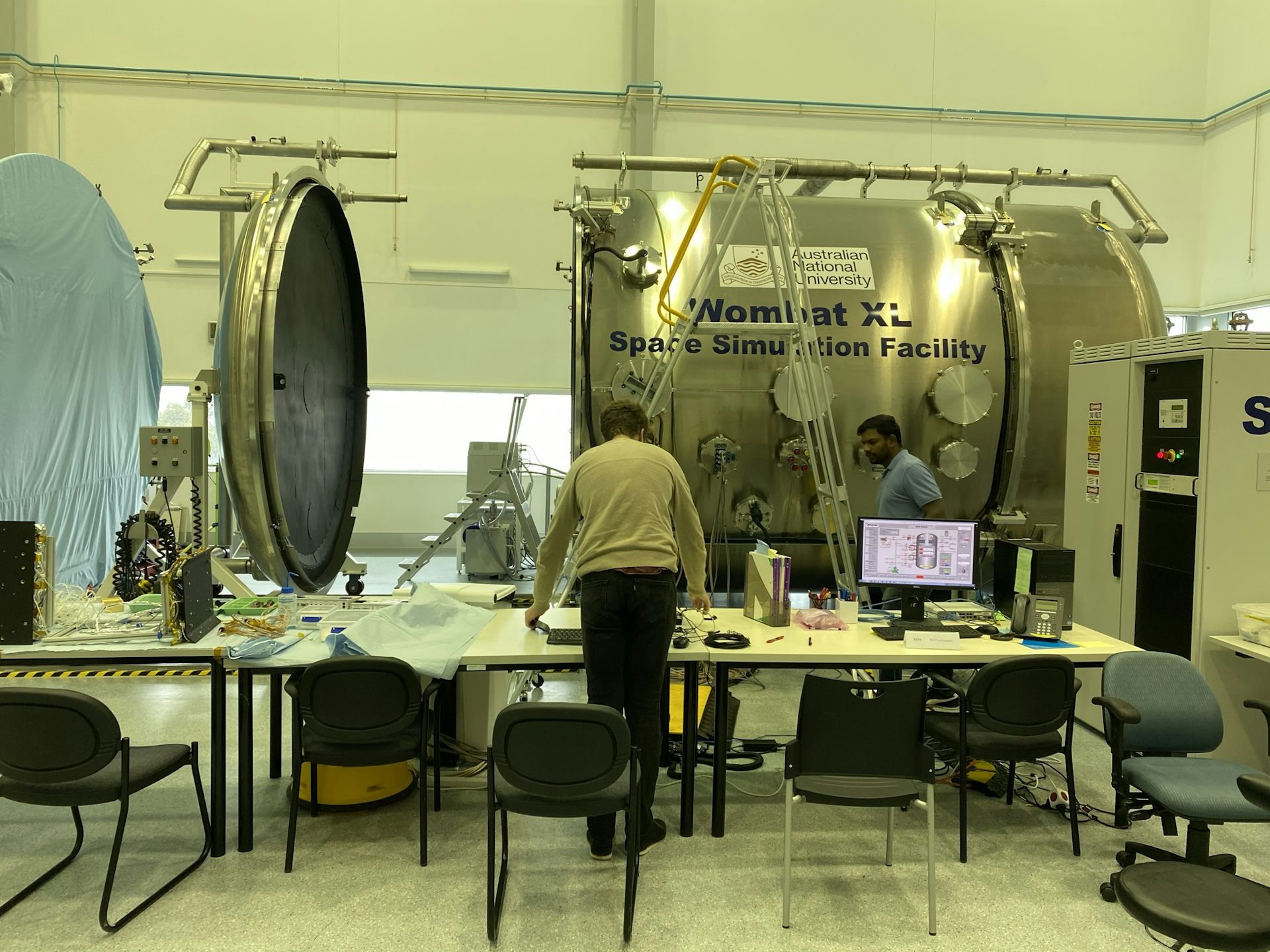 Satellite testing equipment