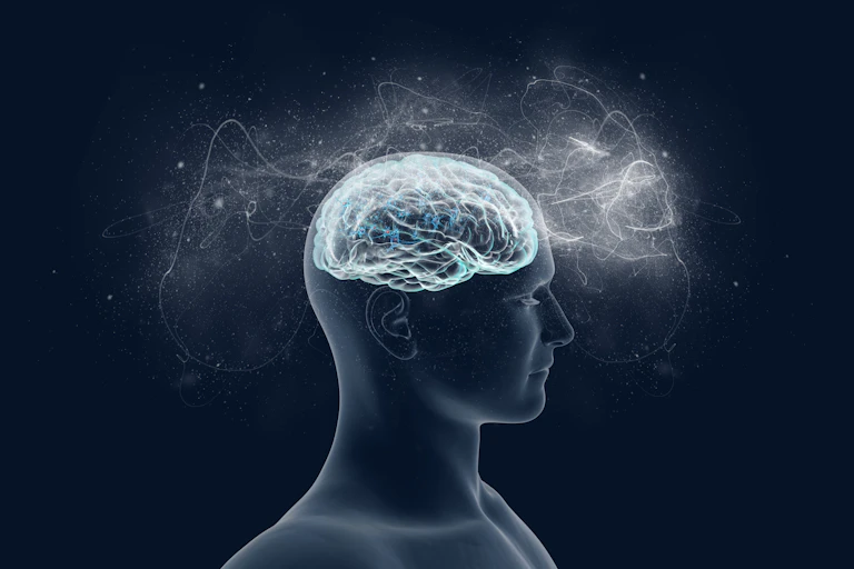Ilustración de un cerebro humano