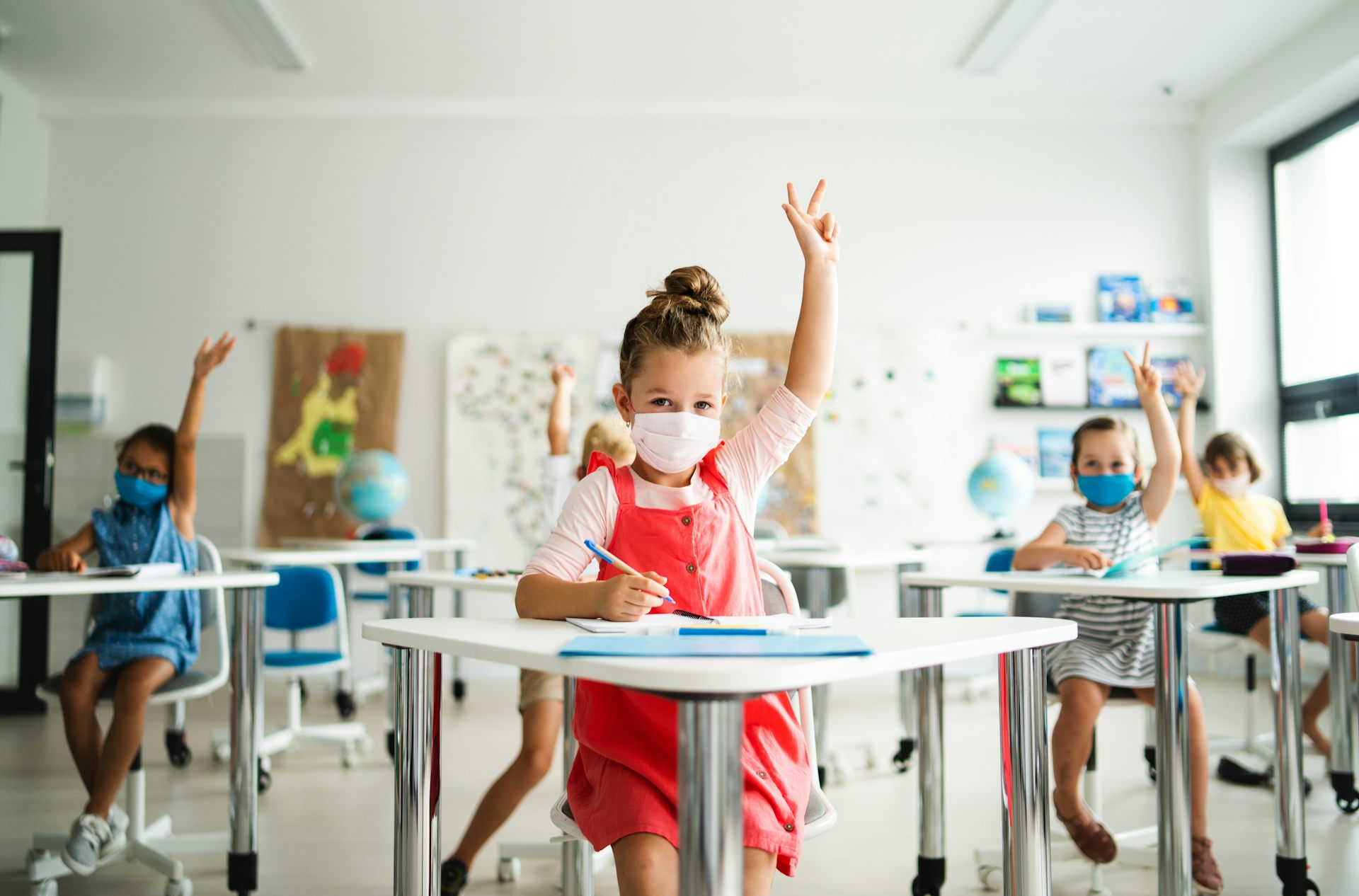 Hepa filter outlet classroom