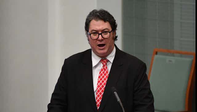Queensland Nationals MP George Christensen in parliament.
