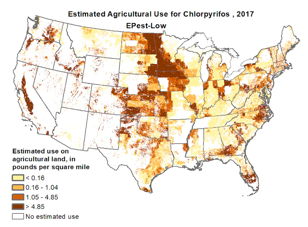 The EPA is banning chlorpyrifos, a pesticide widely used on food crops ...
