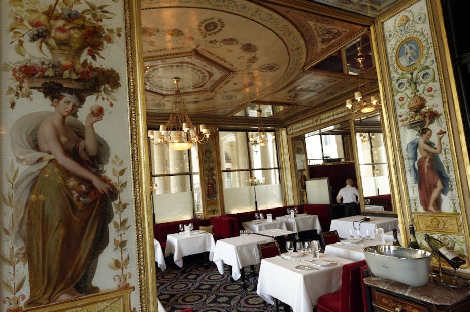 The Grand Véfour restaurant in Paris. 