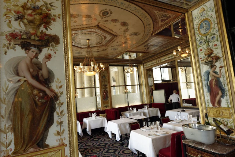 The Grand Véfour restaurant in Paris.