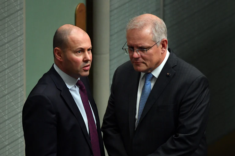 Josh Frydenberg and Scott Morrison