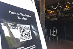 A sign outside a restaurant stating