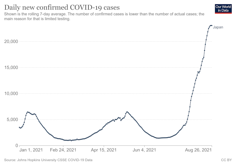 Tokyo reports 55 new COVID-19 cases, topping 50 for first time since May -  The Japan Times