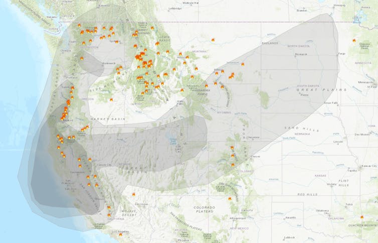 Breathing wildfire smoke can affect the brain and sperm, as well as the lungs