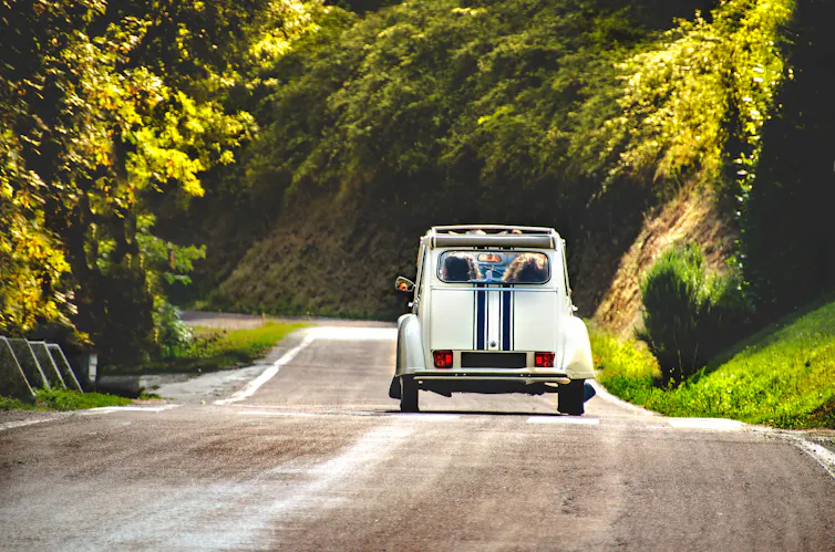 A car driven in Italy