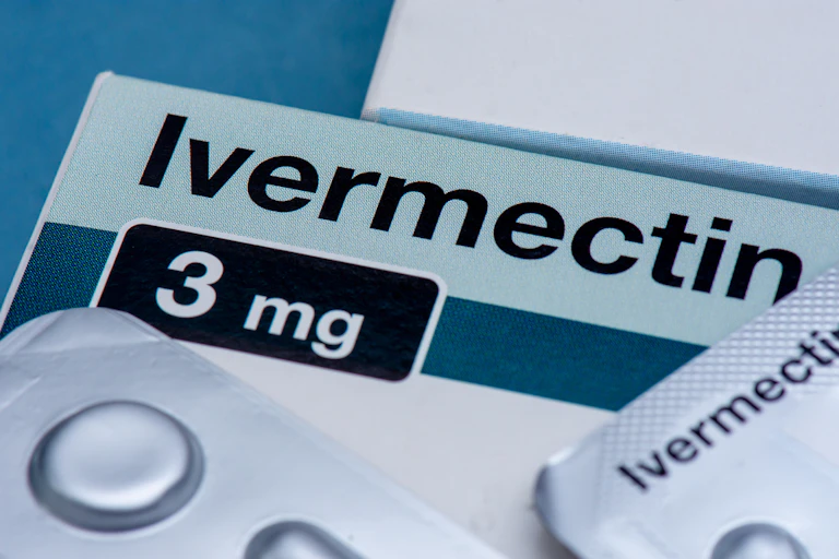 Ivermectin box and blister pack