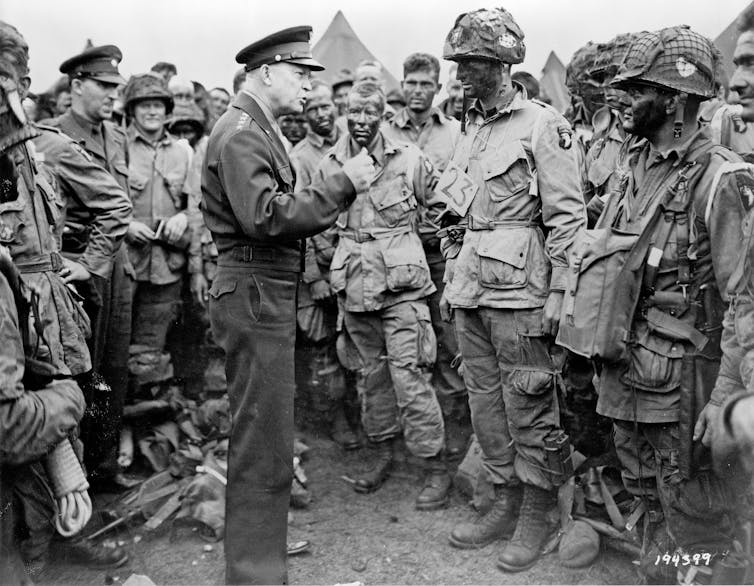General Dwight D. Eisenhower in second world war.