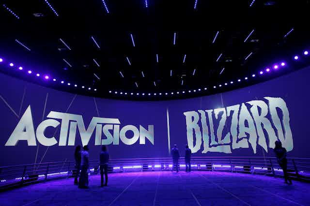 The Activision Blizzard Booth at the the Electronic Entertainment Expo