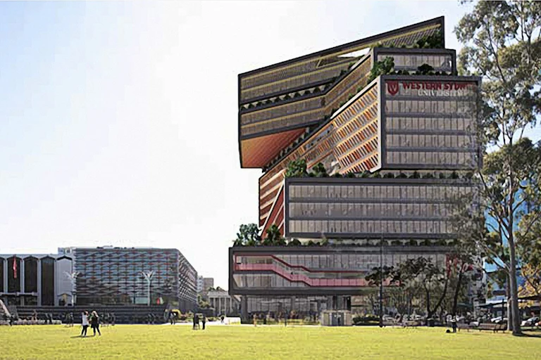 Artist's impression of new Western Sydney University campus in Bankstown CBD