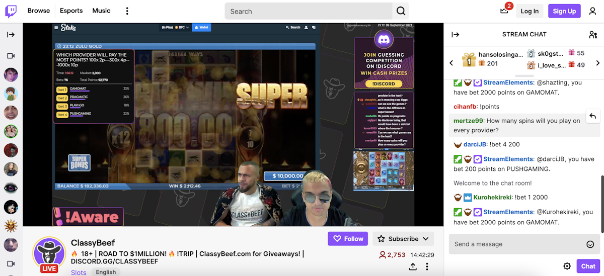 Gambling live streams on Twitch: What are they and why do they matter?