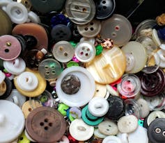An assortment of buttons.