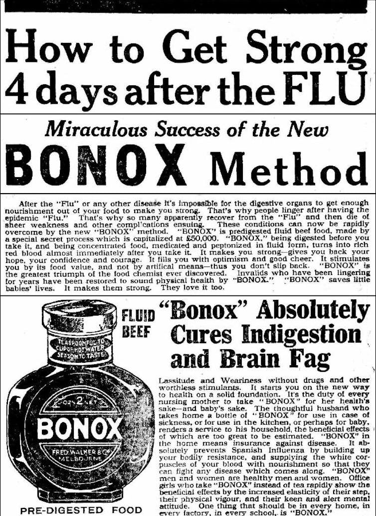People dropped whisky into their noses to treat Spanish flu. Here's what else they took that would raise eyebrows today