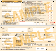 Australia's yellow international arrival cards are getting a COVID-era digital makeover. Here are 5 key questions