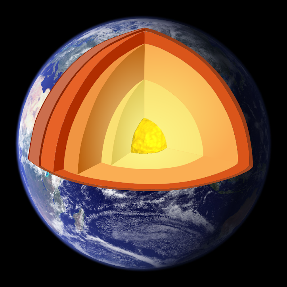 Dominique : « Si le noyau de la Terre est plus chaud que le soleil,  pourquoi la terre ne brûle pas ? »