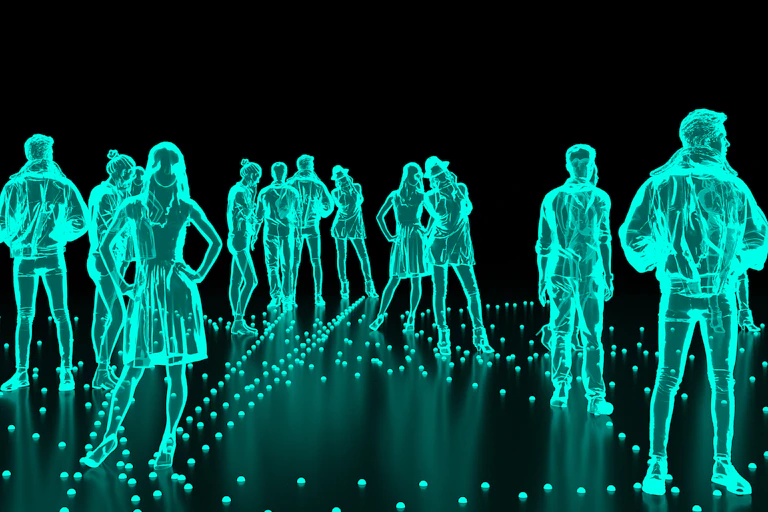 Holograms of people