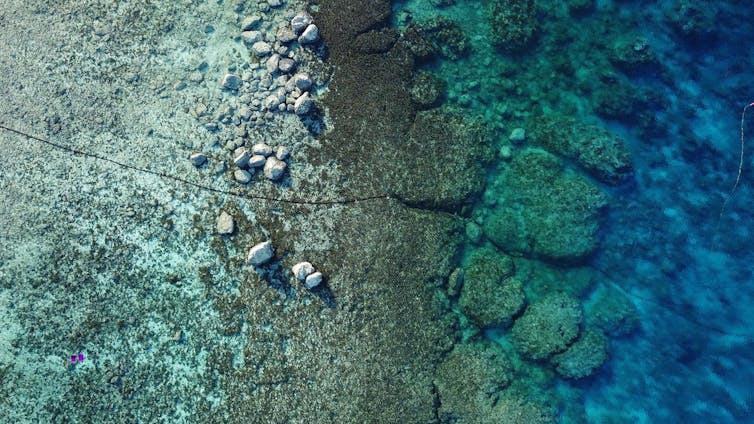 The cable comes ashore in the Solomon Islands. Coral Sea Cable System