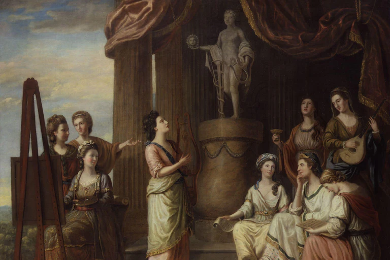 Painting of women.