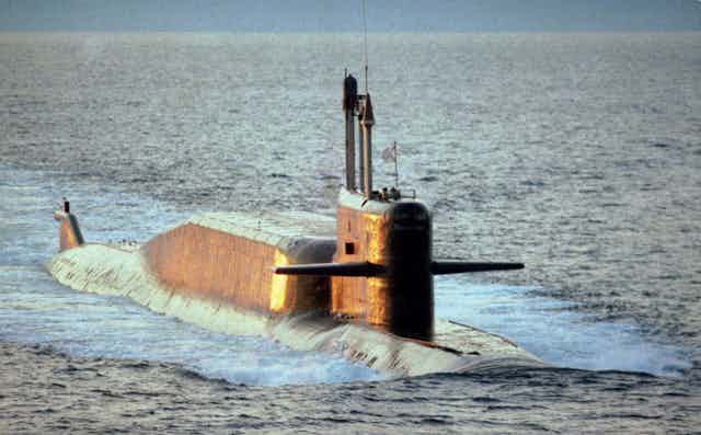 Russian Delta IV class nuclear submarine