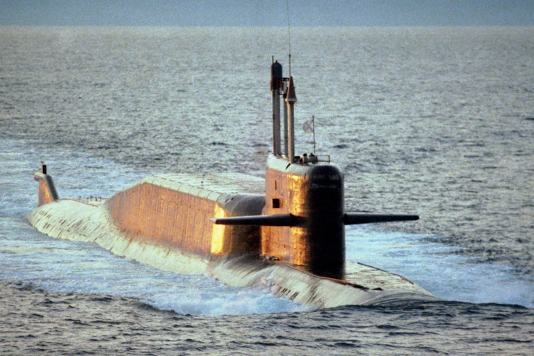 Russian Delta IV class nuclear submarine